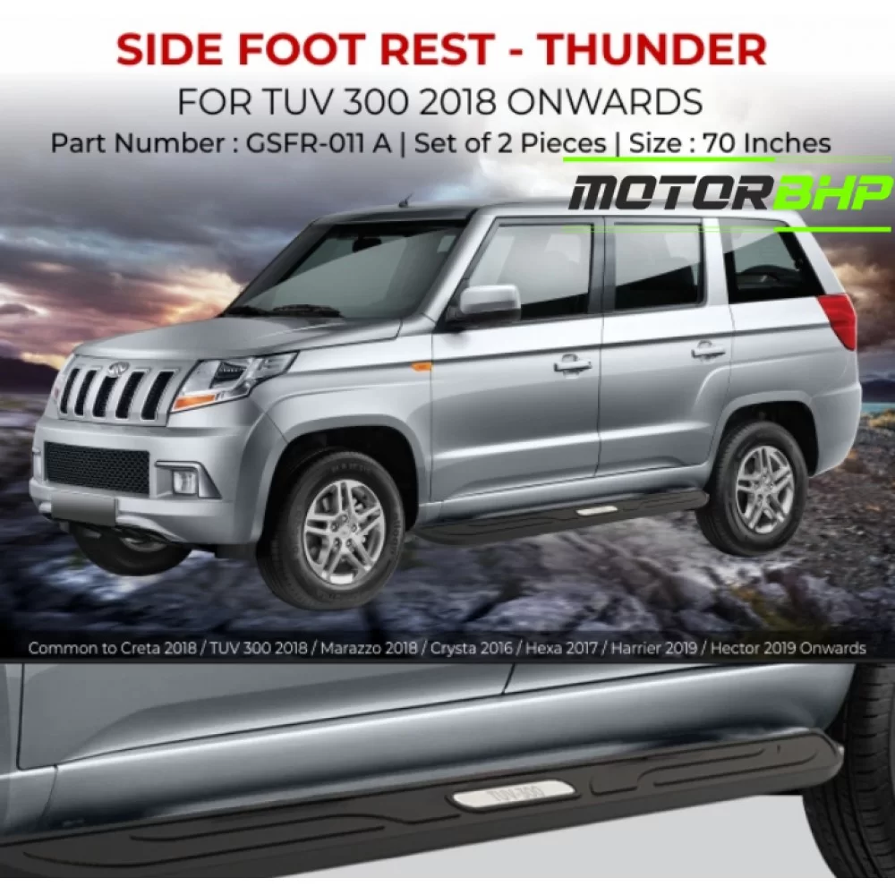 Mahindra tuv shop 300 footrest